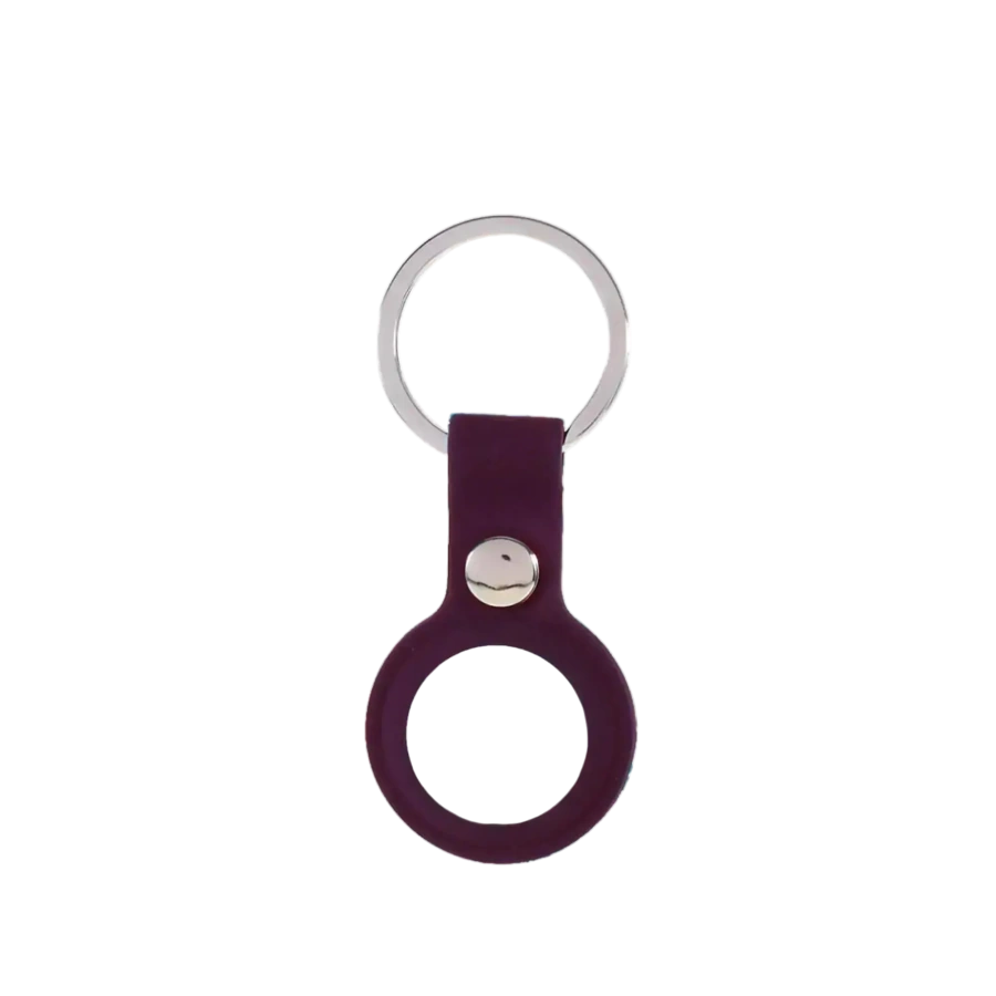 Чохол-брелок AirTag Silicone Key Ring Lux Copy Plum