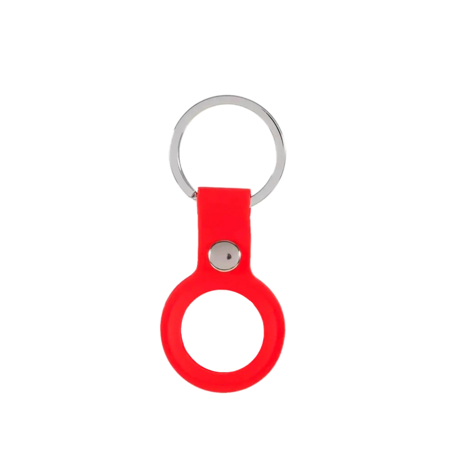 Чохол-брелок AirTag Silicone Key Ring Lux Copy (PRODUCT) RED