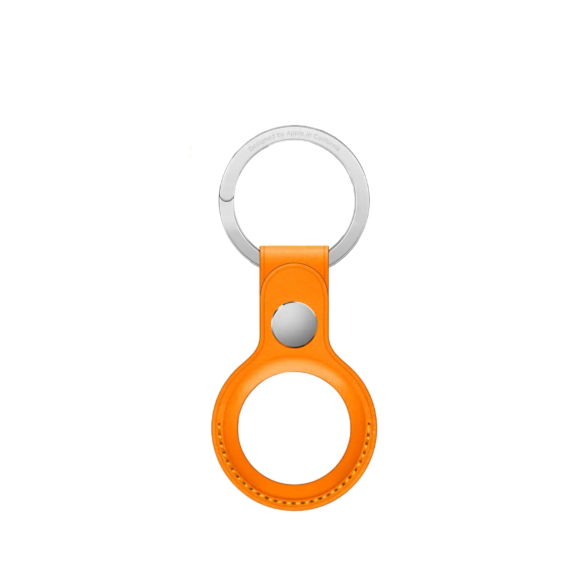 Чохол-брелок Apple AirTag Leather Key Ring California Poppy (MM083)