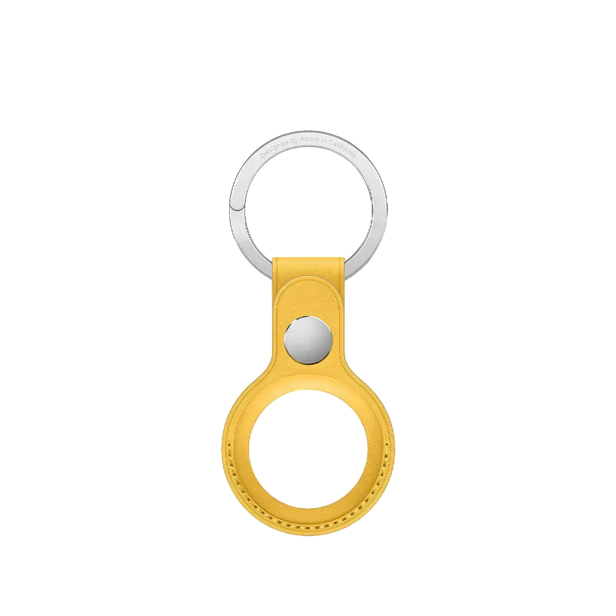 Чехол-брелок Apple AirTag Leather Key Ring Meyer Lemon (MM063)
