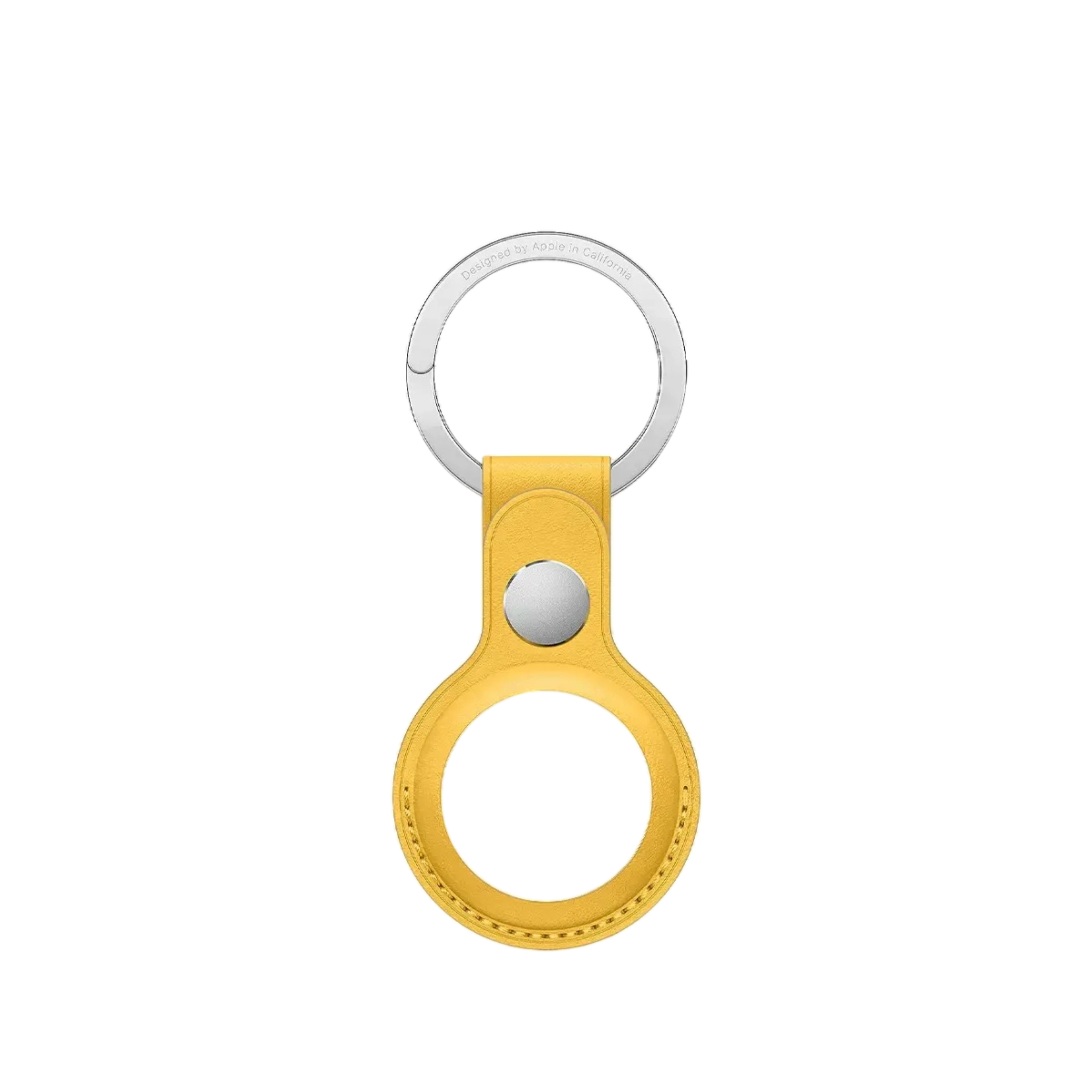 Чохол-брелок Apple AirTag Leather Key Ring Meyer Lemon (MM063)