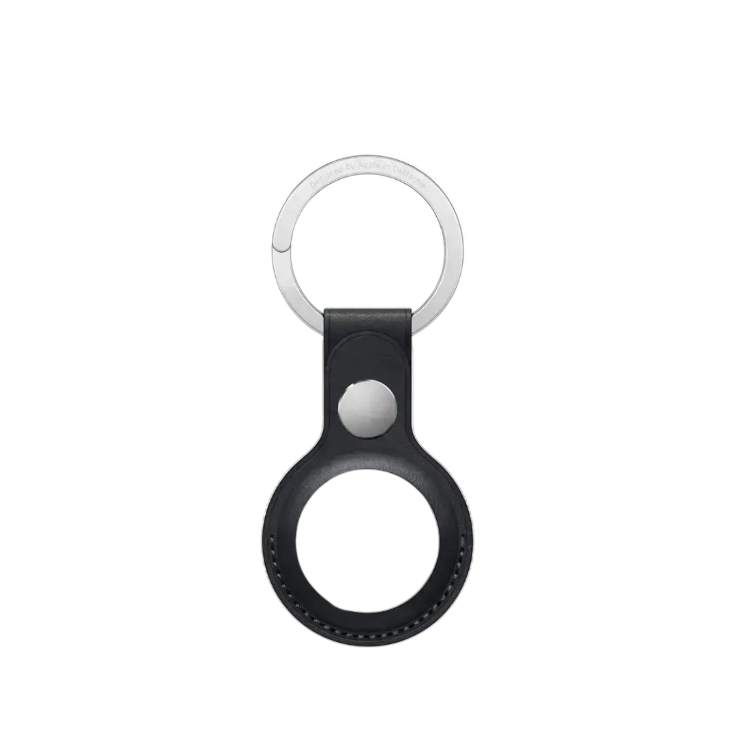 Чохол-брелок Apple AirTag Leather Key Ring Midnight (MMF93)