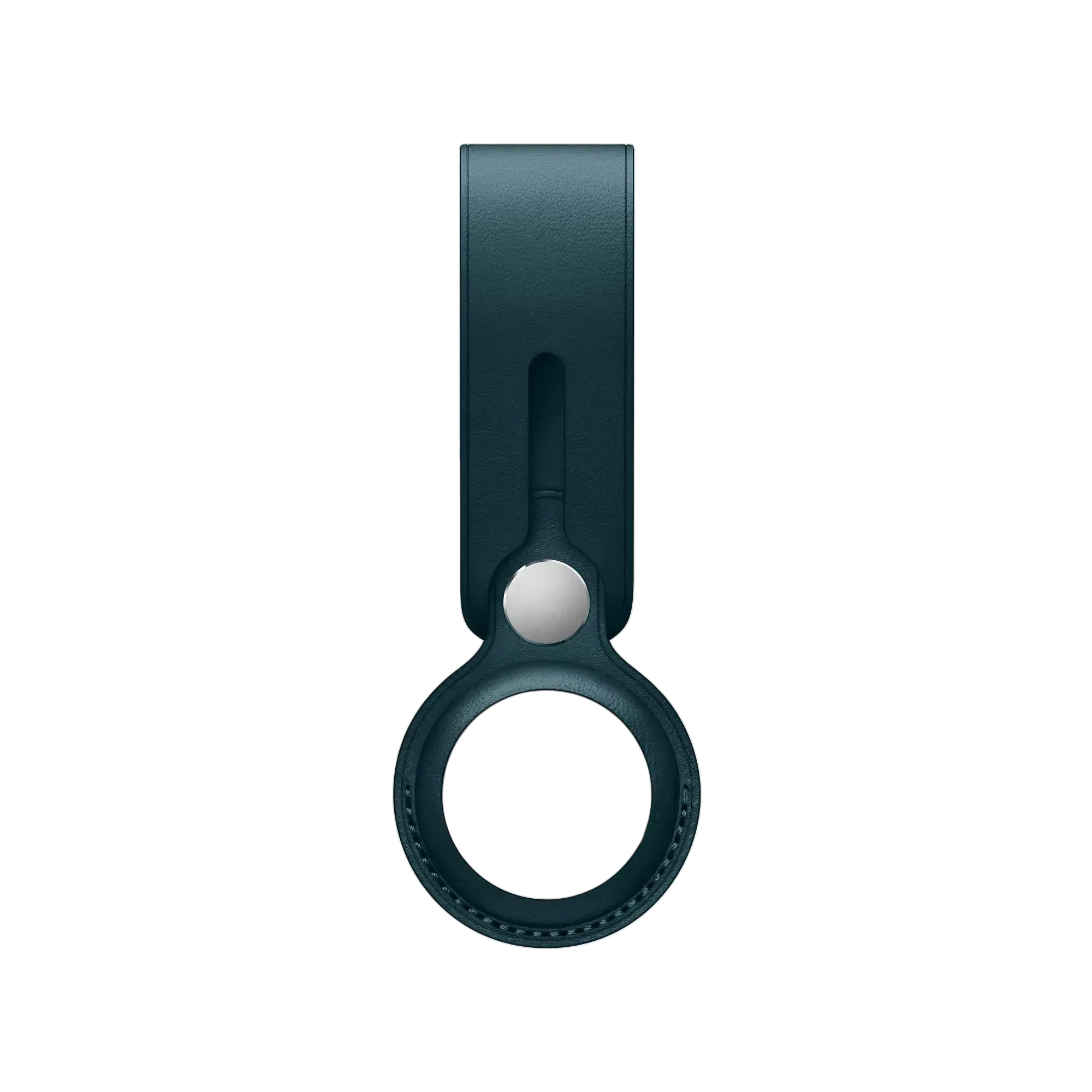 Чохол Apple AirTag Leather Loop Baltic Blue (MM043)