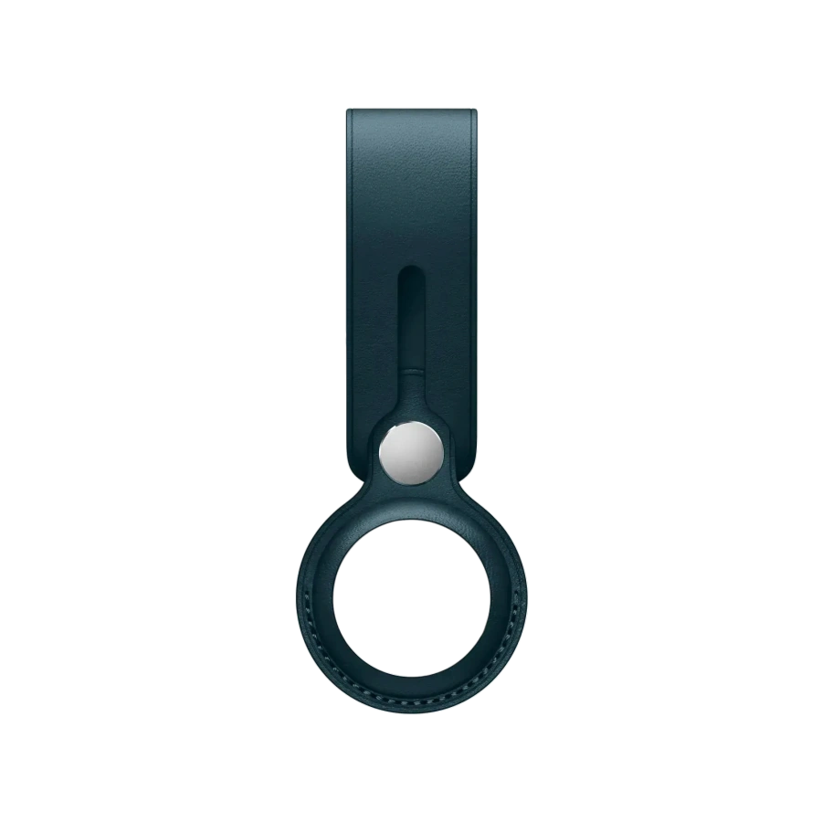 Чохол Apple AirTag Leather Loop Baltic Blue (MM043)