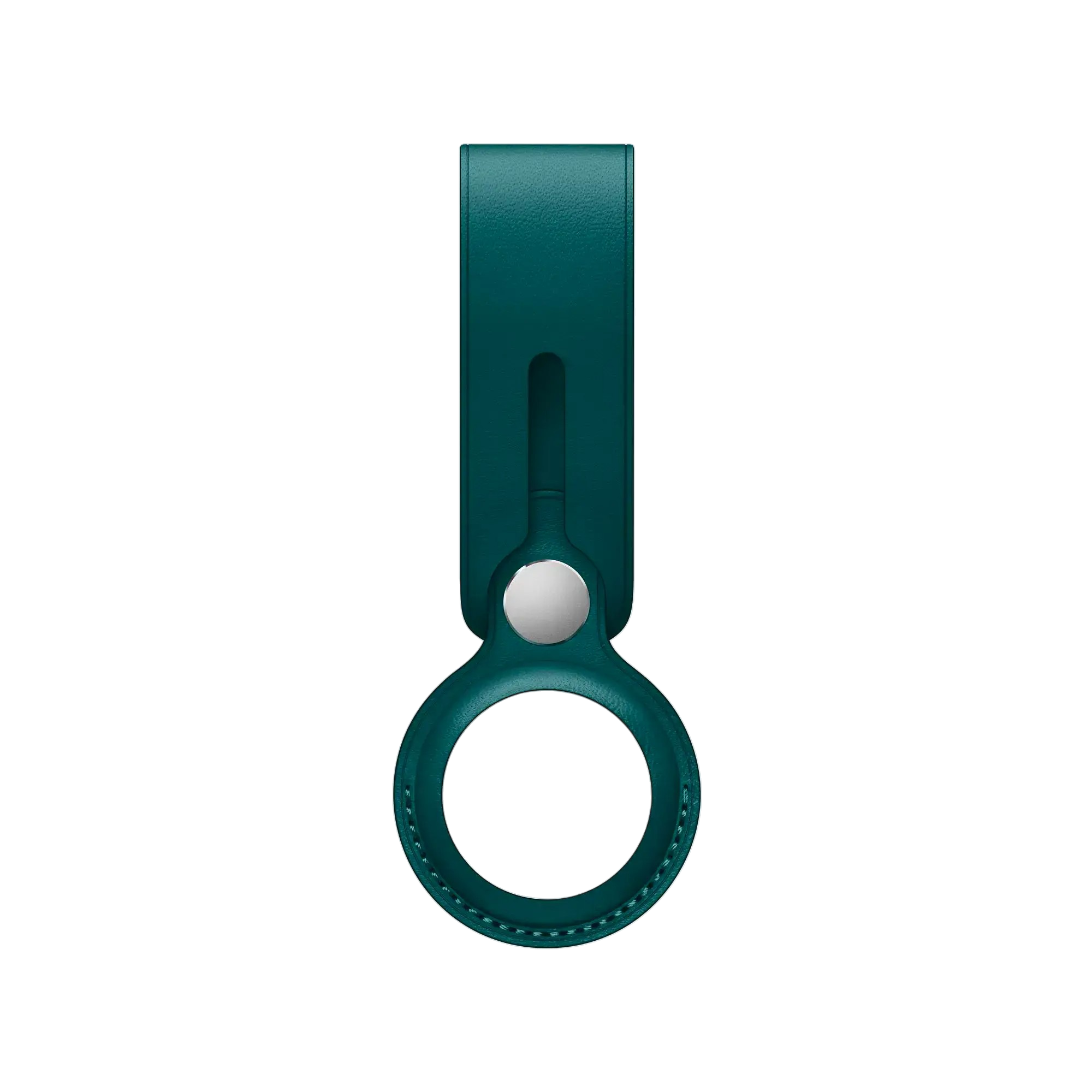 Чохол Apple AirTag Leather Loop Forest Green (MM013)