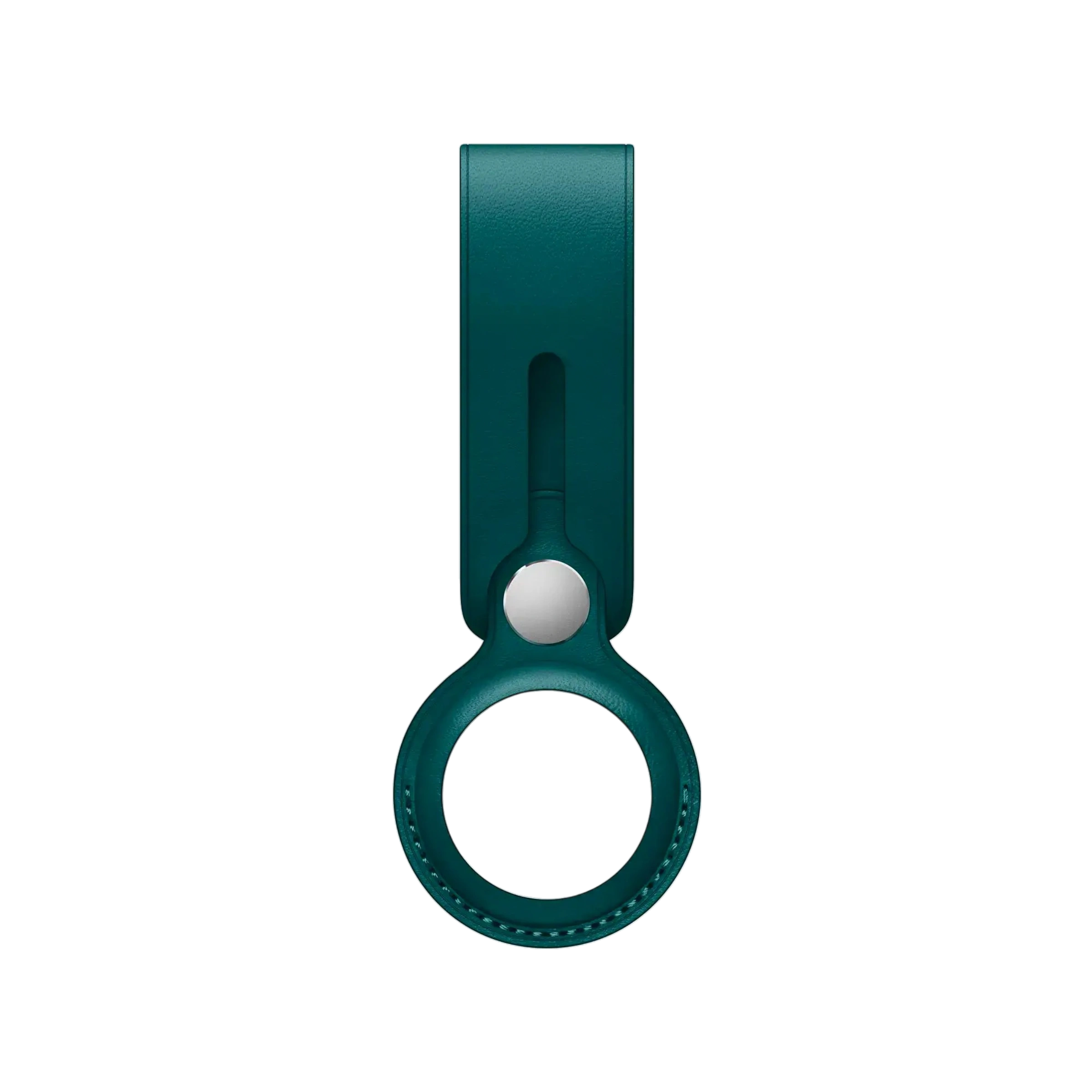 Чохол Apple AirTag Leather Loop Forest Green (MM013)
