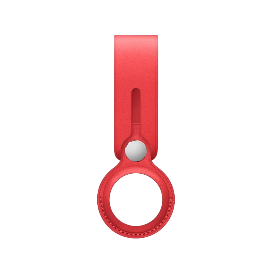 Чехол Apple AirTag Leather Loop (PRODUCT)RED (MK0V3)