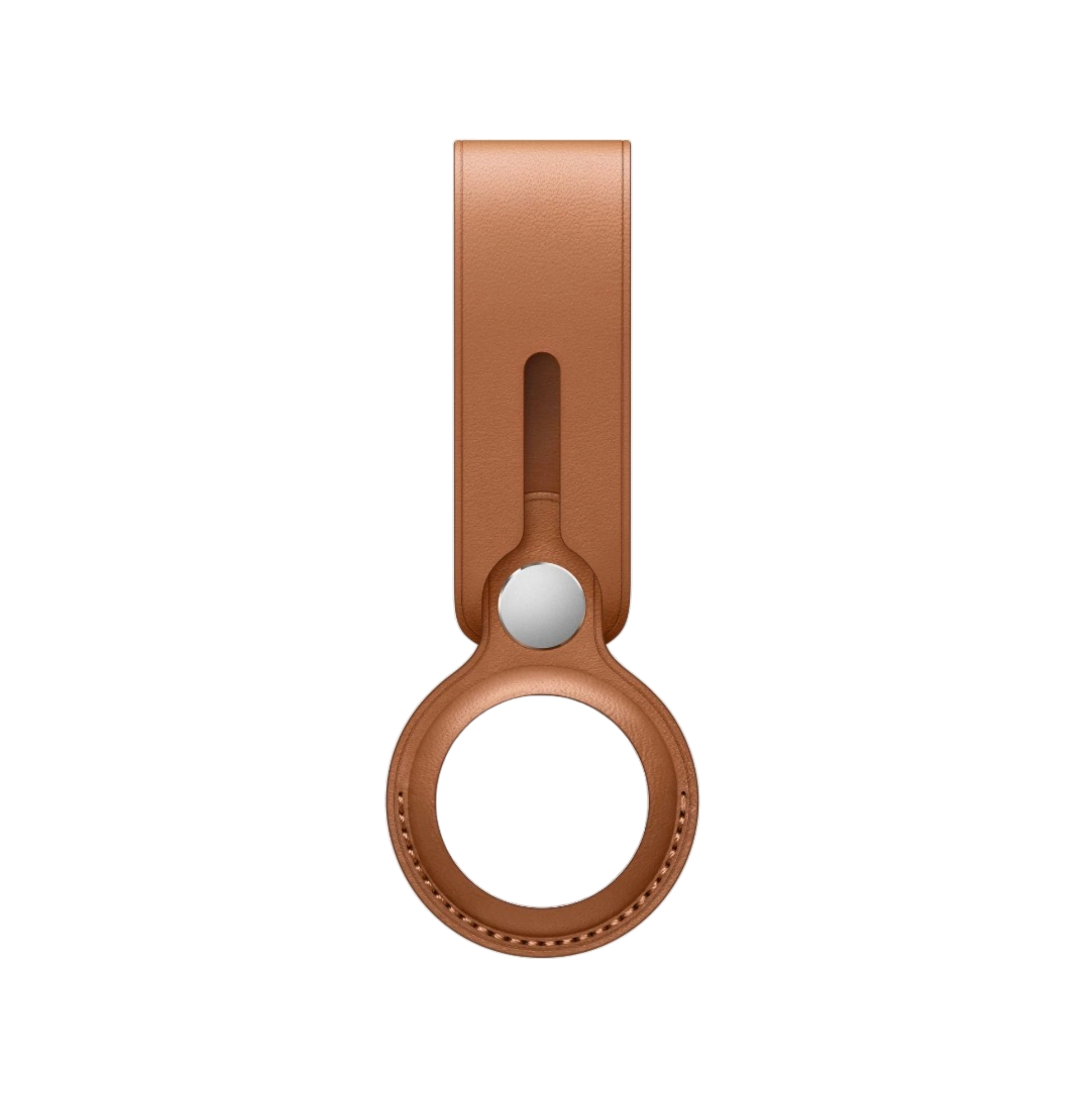 Чохол Apple AirTag Leather Loop Saddle Brown (MX4A2)