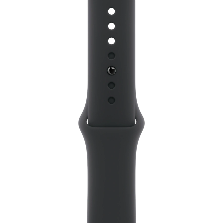 Apple Watch Series 11 GPS + Cellular 46mm Natural Titanium Case with Black Sport Band - M/L (MFAY4+MXM43)