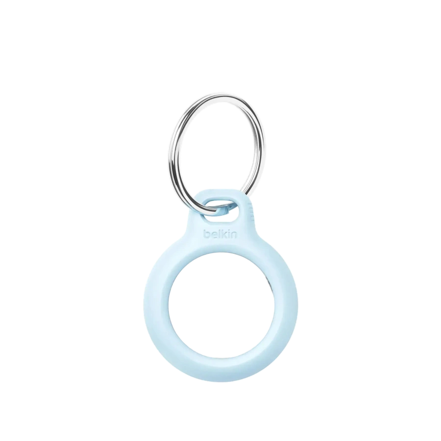 Чехол-брелок Belkin Secure Holder with Key Ring for AirTag 1-шт - Light Azure (MSC001dsBL)