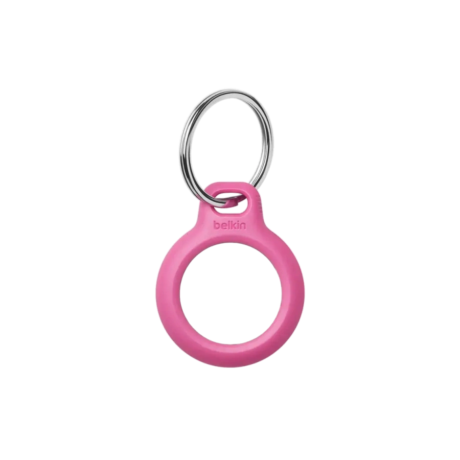 Чехол-брелок Belkin Secure Holder with Key Ring for AirTag – Pink (HNPT2, F8W973dsPNK)