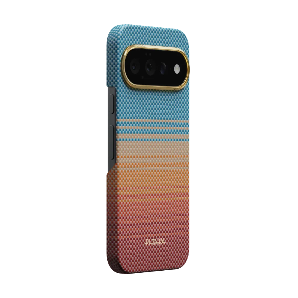 Чохол Pitaka Edge Case with Aaron Button for Google Pixel 11 - California Dream-01