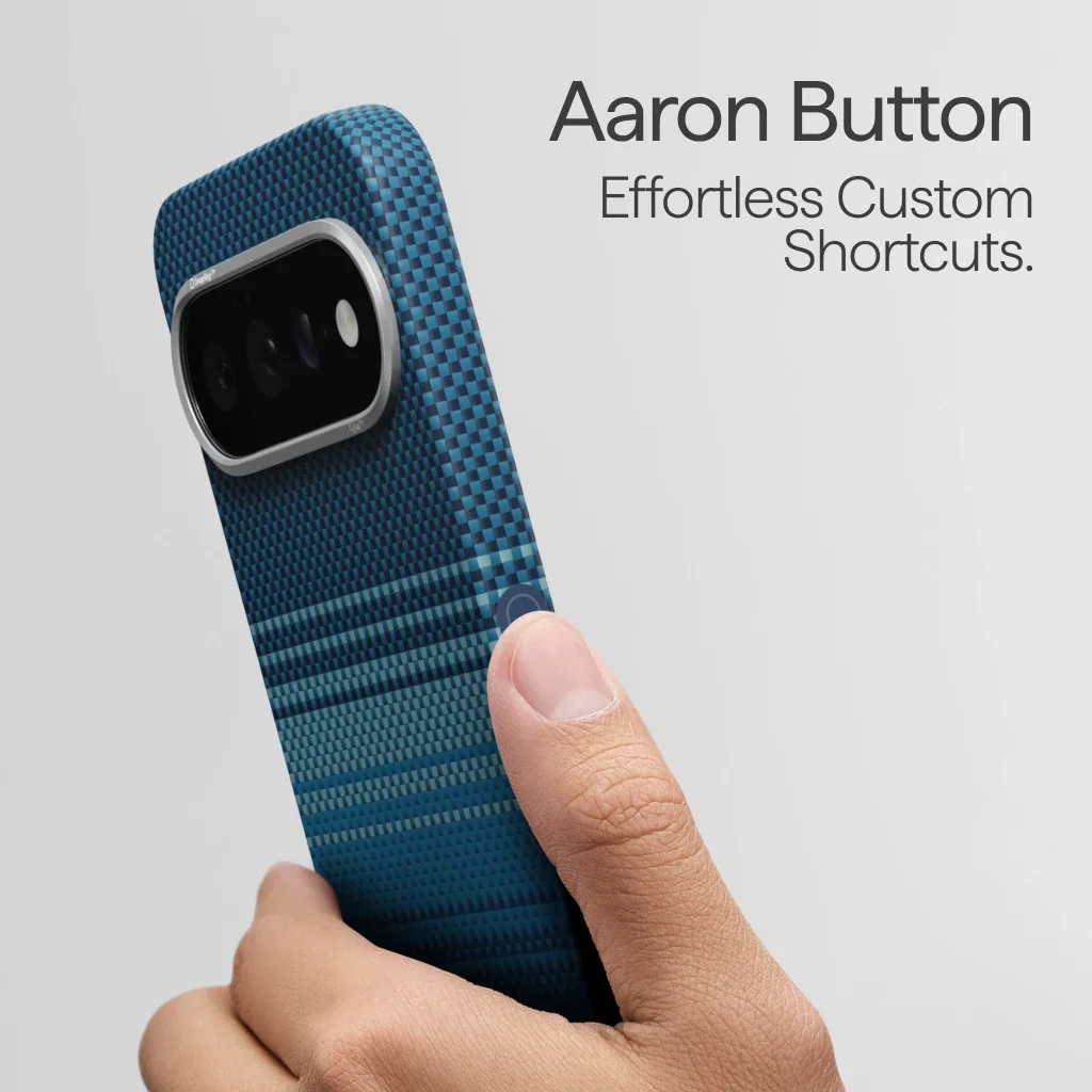 Чохол Pitaka Edge Case with Aaron Button for Google Pixel 11 - Moonrise