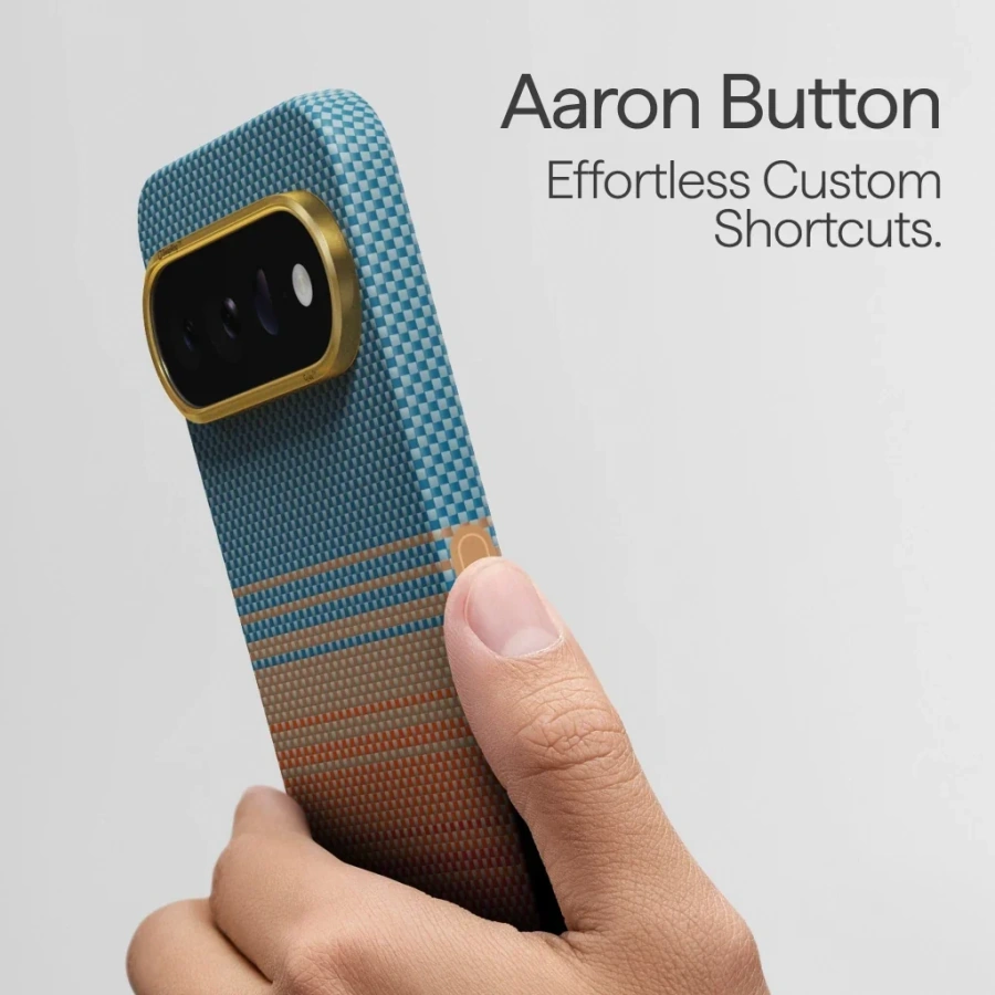Чохол Pitaka Edge Case with Aaron Button for Google Pixel 11 Pro - California Dream-01
