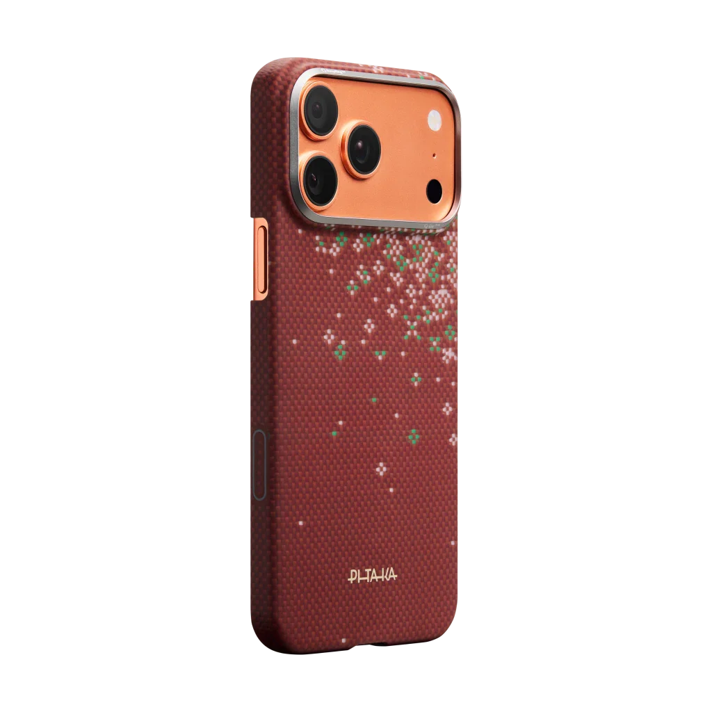 Чехол Pitaka Edge Case with PitaTap for iPhone 17 Pro Max - Daybreak Red (SH1701PMD)