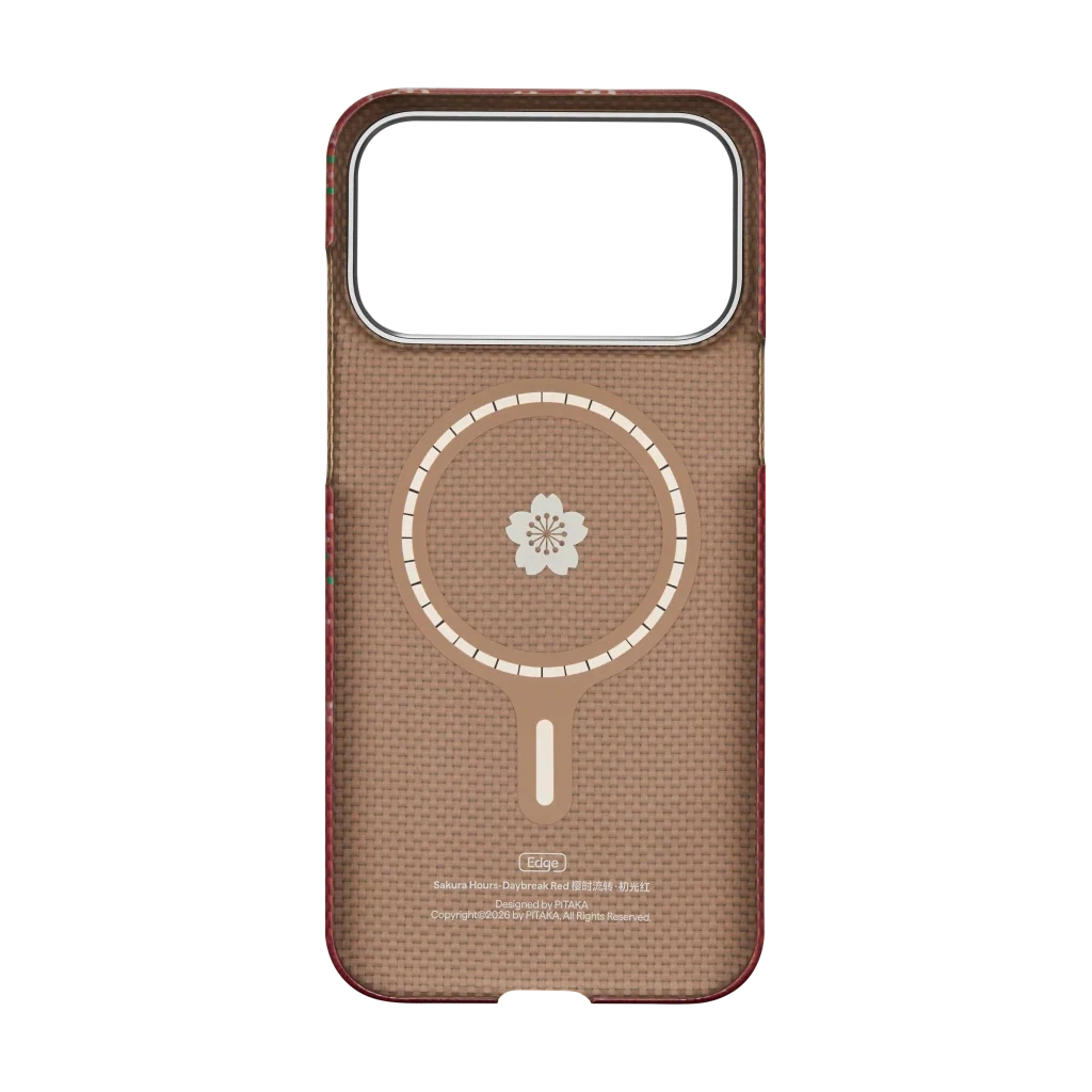 Чехол Pitaka Edge Case with PitaTap for iPhone 17 Pro Max - Daybreak Red (SH1701PMD)