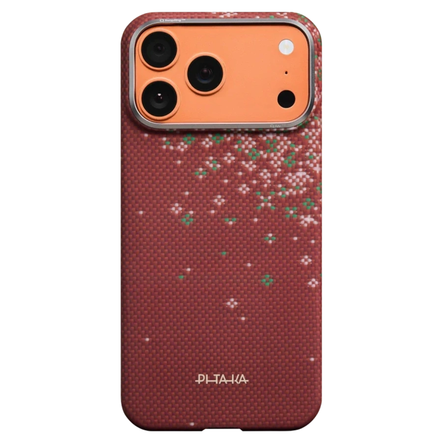 Чехол Pitaka Edge Case with PitaTap for iPhone 17 Pro - Daybreak Red (SH1701PD)