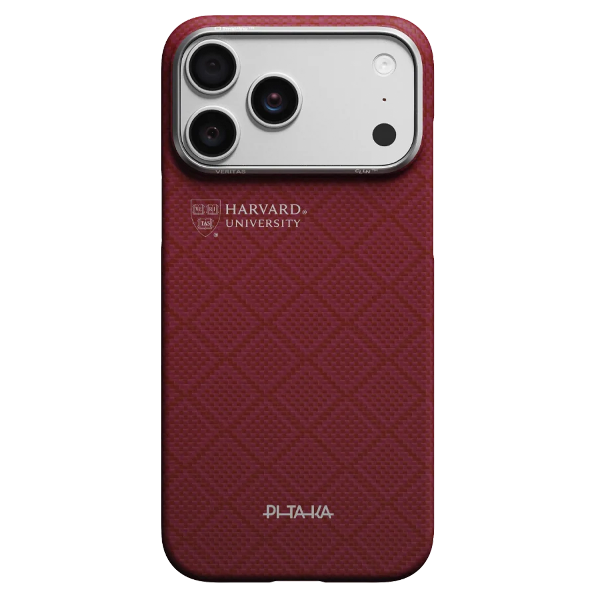 Чехол Pitaka Edge Case with PitaTap for iPhone 17 Pro - Harvard Crimson (PH1701P)
