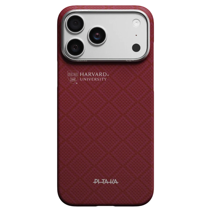 Чехол Pitaka Edge Case with PitaTap for iPhone 17 Pro - Harvard Crimson (PH1701P)