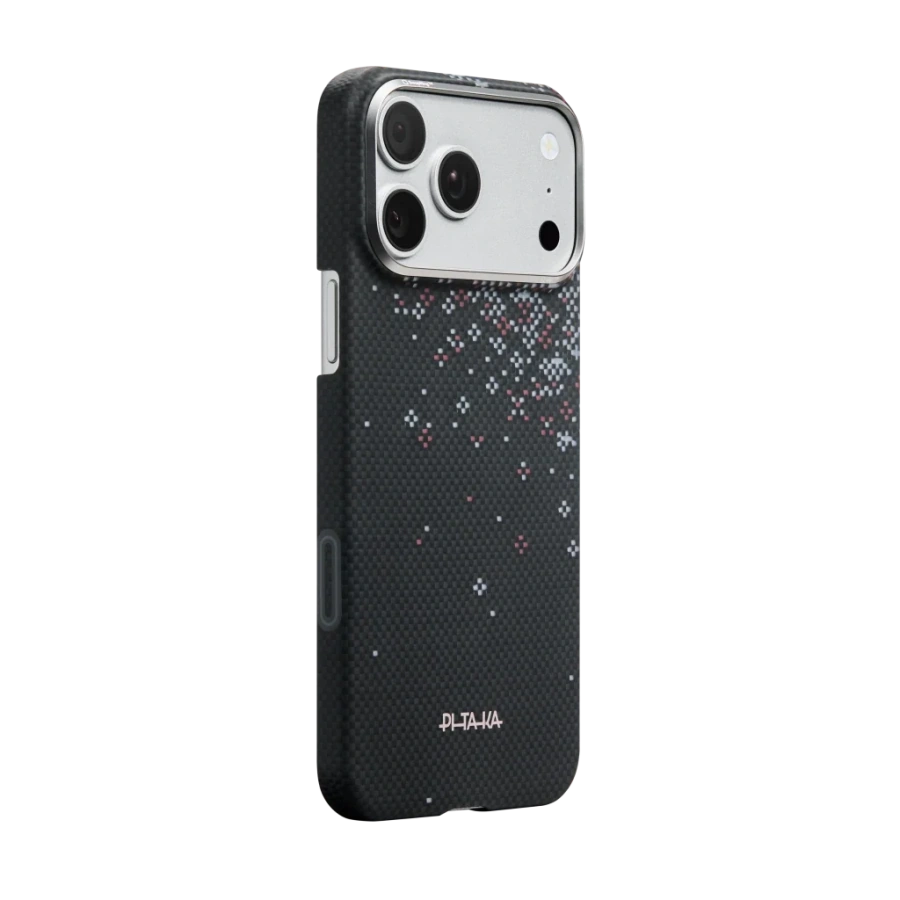 Чехол Pitaka Edge Case with PitaTap for iPhone 17 Pro - Midnight Black (SH1701PM)