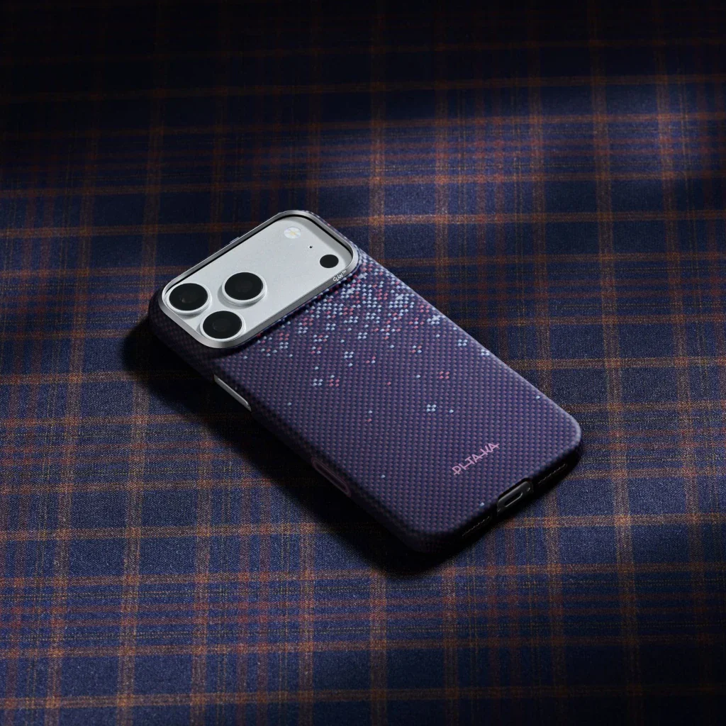 Чехол Pitaka Edge Case with PitaTap for iPhone 17 Pro - Nightfall Blue (SH1701PN)