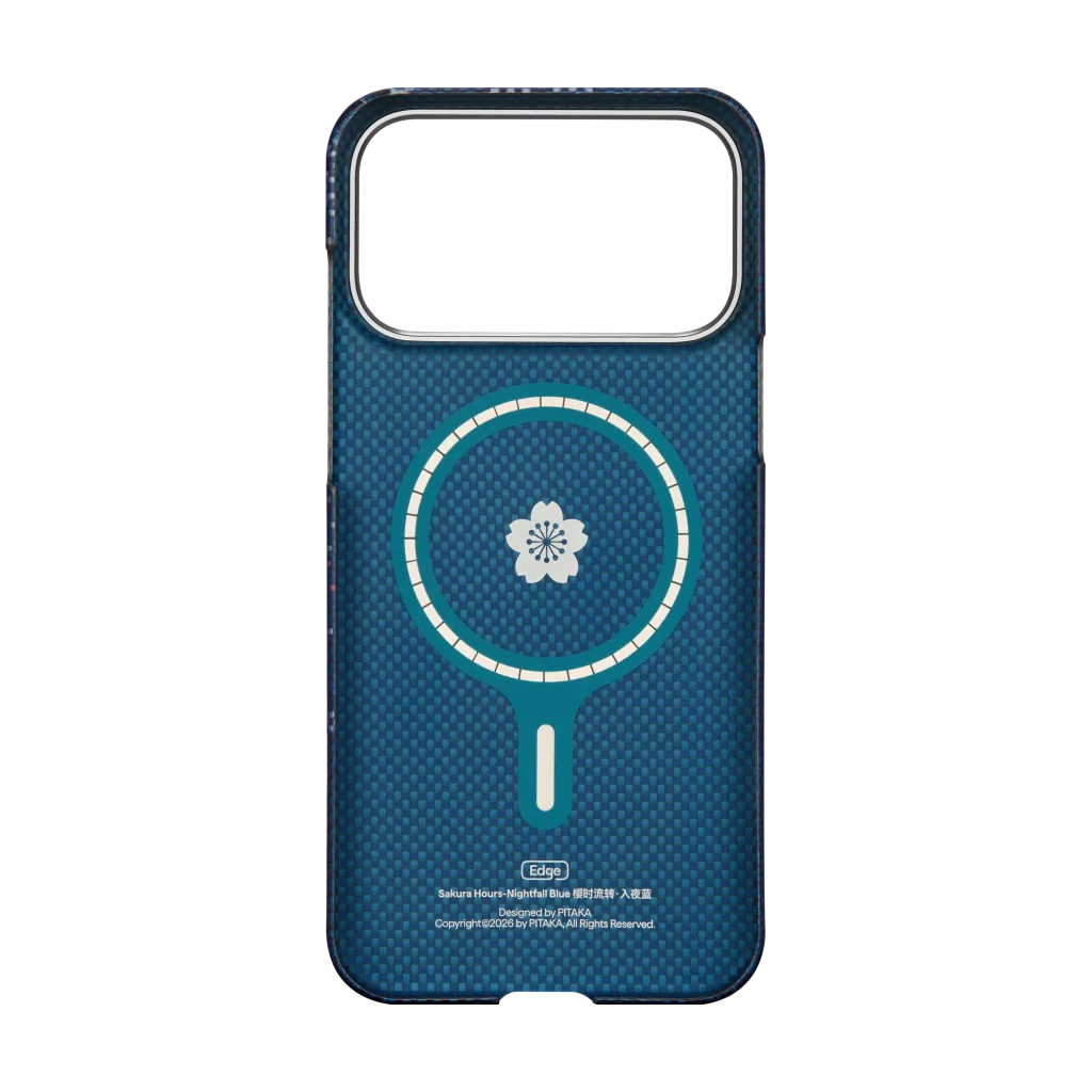 Чехол Pitaka Edge Case with PitaTap for iPhone 17 Pro - Nightfall Blue (SH1701PN)