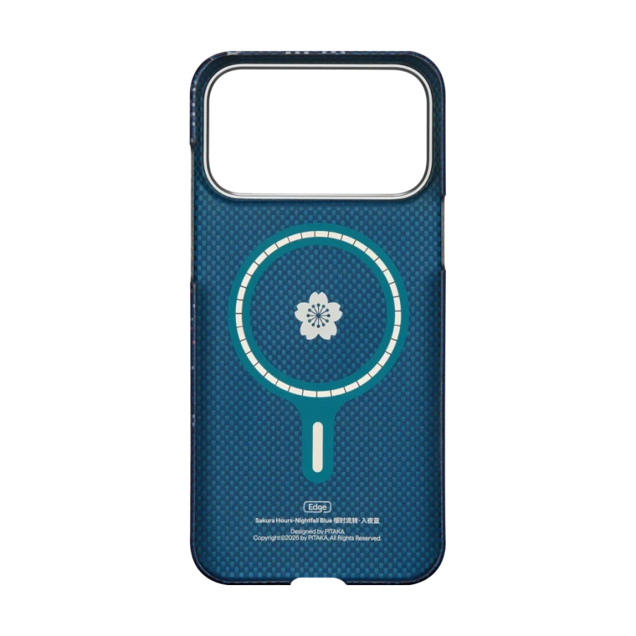 Чехол Pitaka Edge Case with PitaTap for iPhone 17 Pro Max - Nightfall Blue (SH1701PMN)