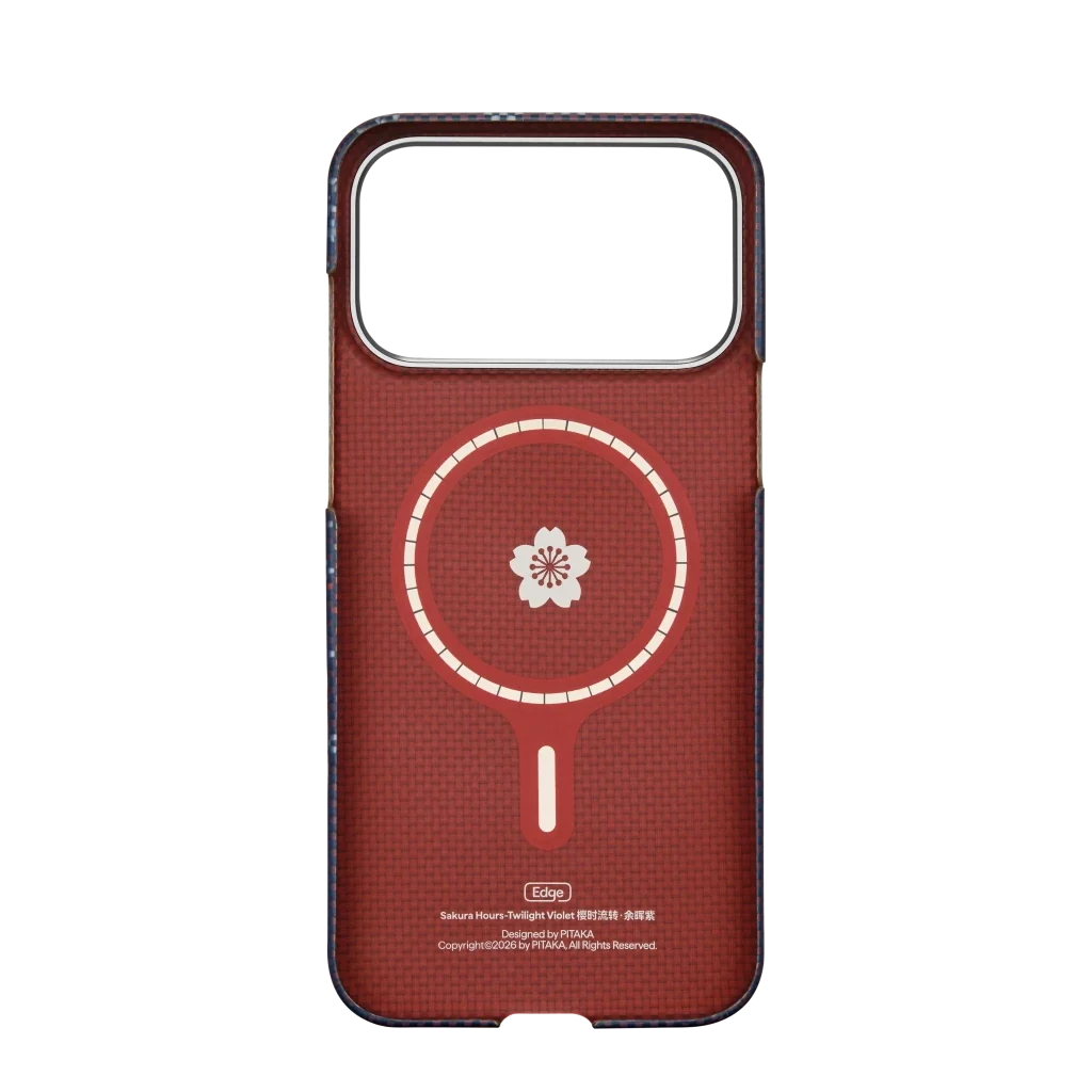 Чехол Pitaka Edge Case with PitaTap for iPhone 17 Pro Max - Twilight Violet (SH1701PMT)