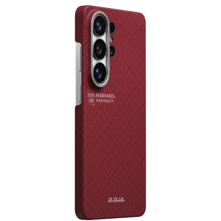Чехол Pitaka Edge Ultra-Slim Case with Aaron Button for Samsung Galaxy S26 Ultra - Harvard Crimson (PHS2601U)