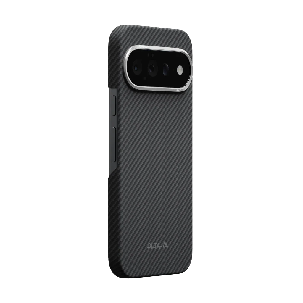 Чохол Pitaka Ultra-Slim Case with Aaron Button for Google Pixel 11 - 600D Black/Grey [Twill]