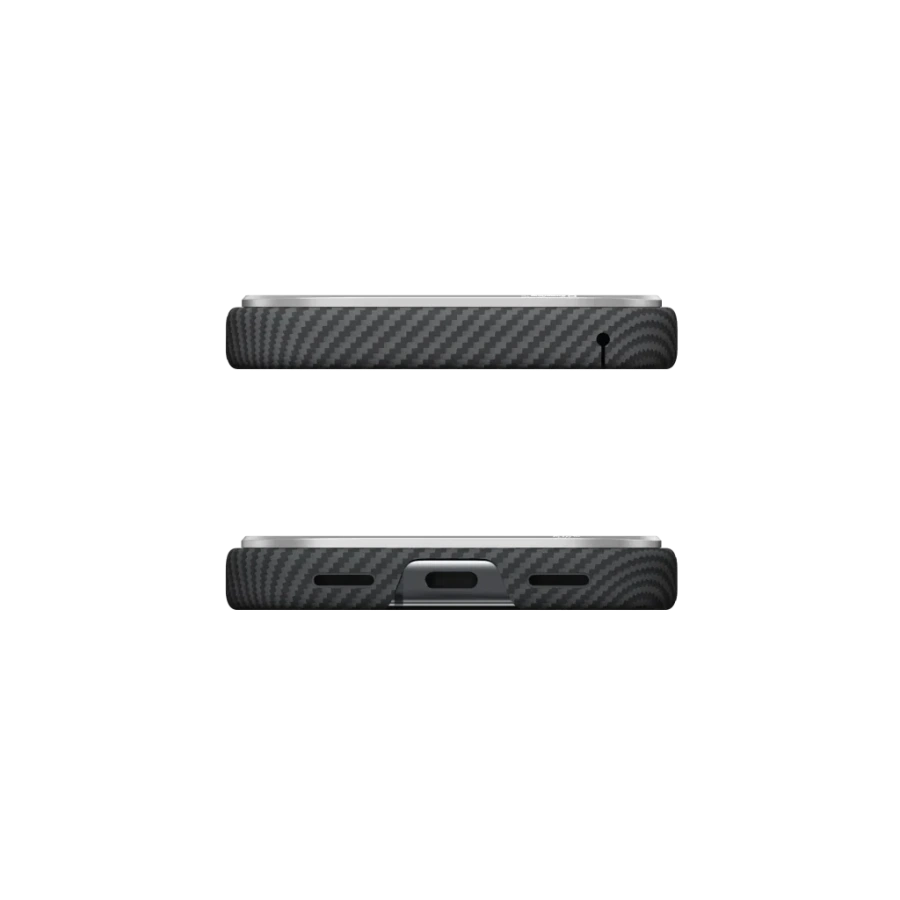 Чохол Pitaka Ultra-Slim Case with Aaron Button for Google Pixel 11 - 600D Black/Grey [Twill]
