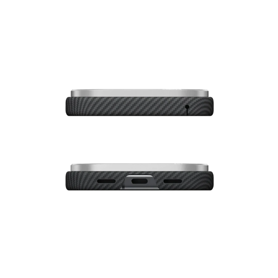 Чохол Pitaka Ultra-Slim Case with Aaron Button for Google Pixel 11 Pro - 600D Black/Grey [Twill]