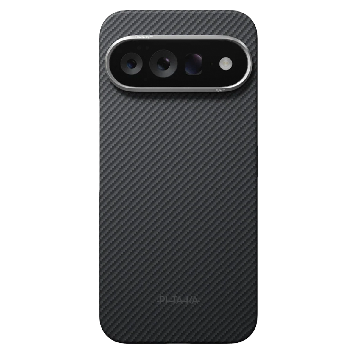 Чохол Pitaka Ultra-Slim Case with Aaron Button for Google Pixel 11 Pro - 600D Black/Grey [Twill]