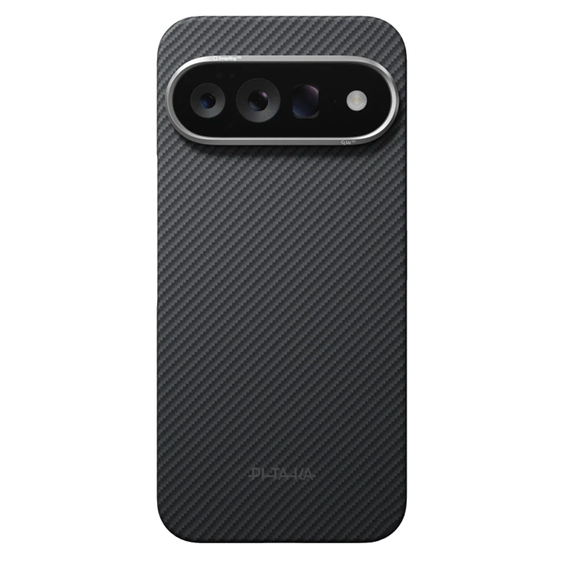 Чохол Pitaka Ultra-Slim Case with Aaron Button for Google Pixel 11 Pro XL - 600D Black/Grey [Twill]