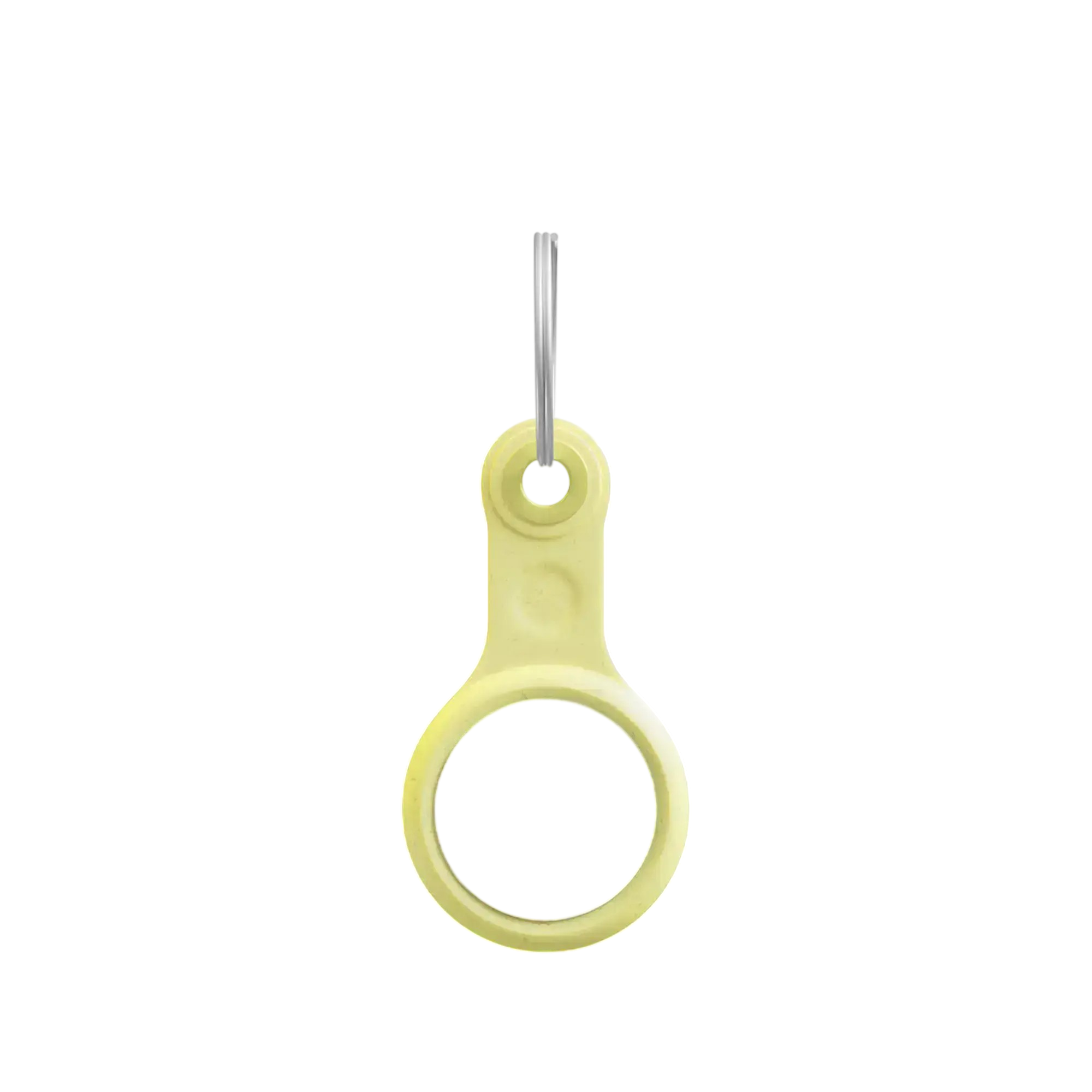 Эко-брелок с кольцом Woodcessories Bio Case Citrus Yellow для AirTag (13847-2)