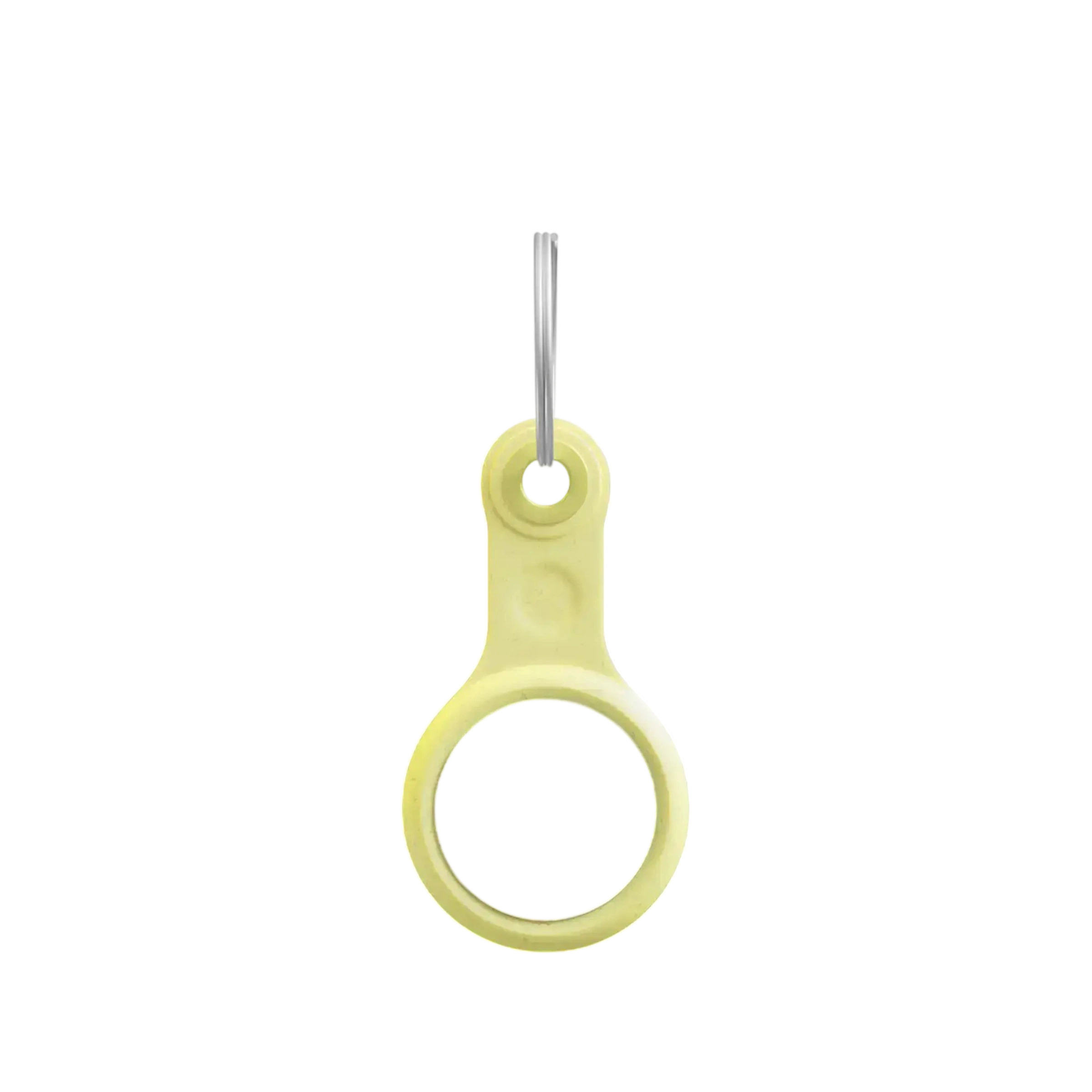 Еко-брелок із кільцем Woodcessories Bio Case Citrus Yellow для AirTag (13847-2) Еко-брелок із кільцем Woodcessories Bio Case Citrus Yellow для AirTag (13847-2)