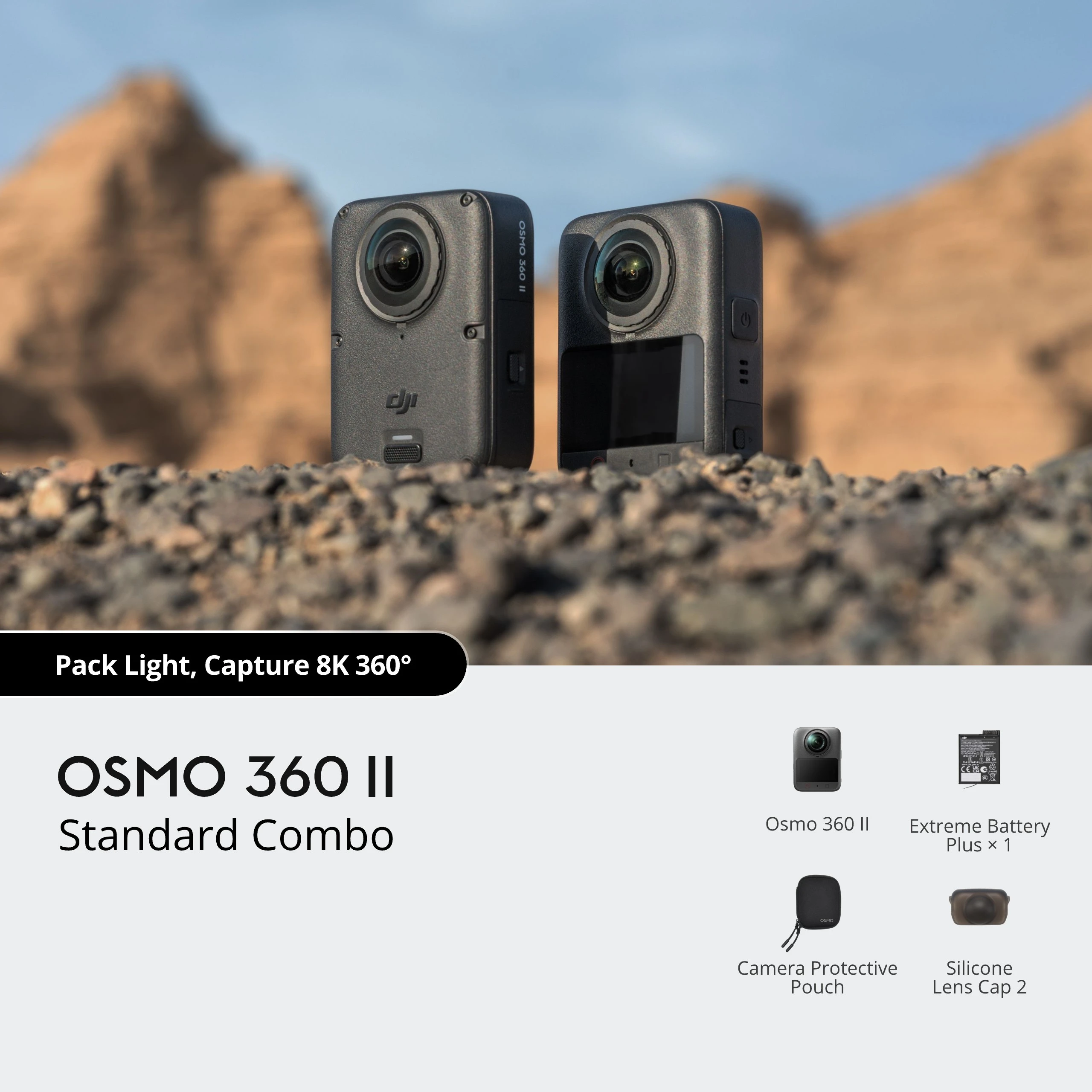 Екшн-камера DJI Osmo 360 II Action Camera [Standard Combo]