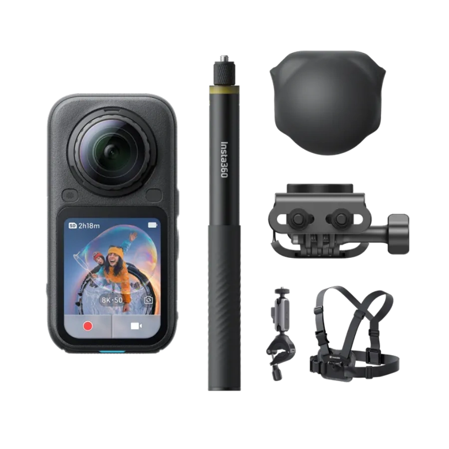 Экшн-камера Insta360 X6 Road Cycling Bundle [Independent] Bundle - Midnight Black