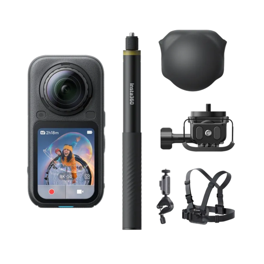 Экшн-камера Insta360 X6 Road Cycling Bundle [Integrated] Bundle - Midnight Black