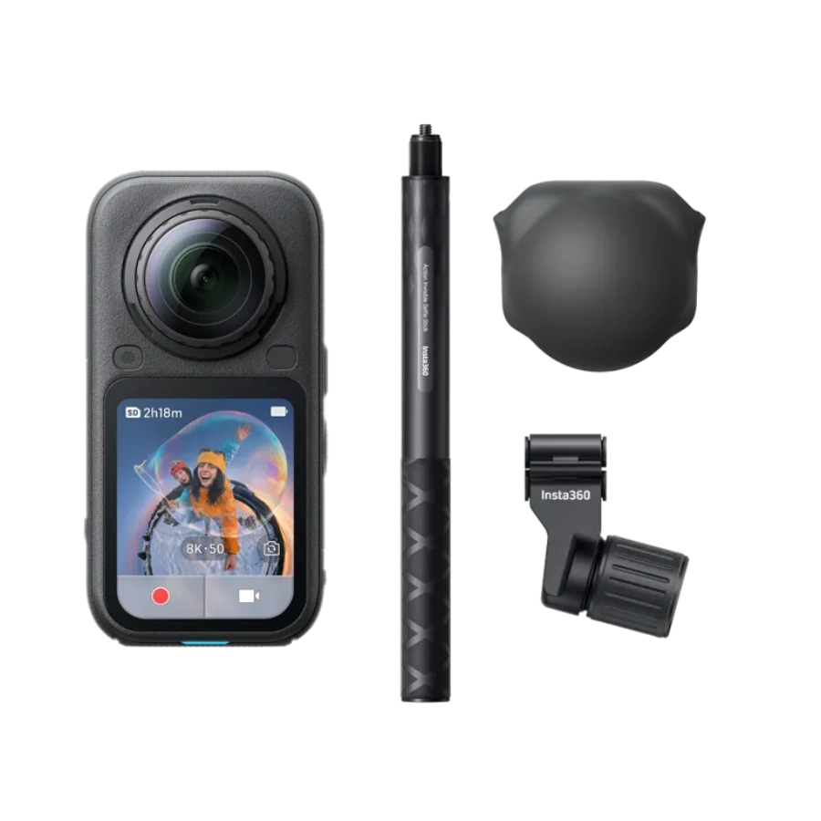 Экшн-камера Insta360 X6 Ski Bundle - Midnight Black