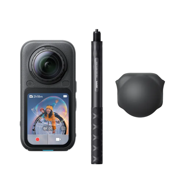 Экшн-камера Insta360 X6 Snowboard Bundle - Midnight Black
