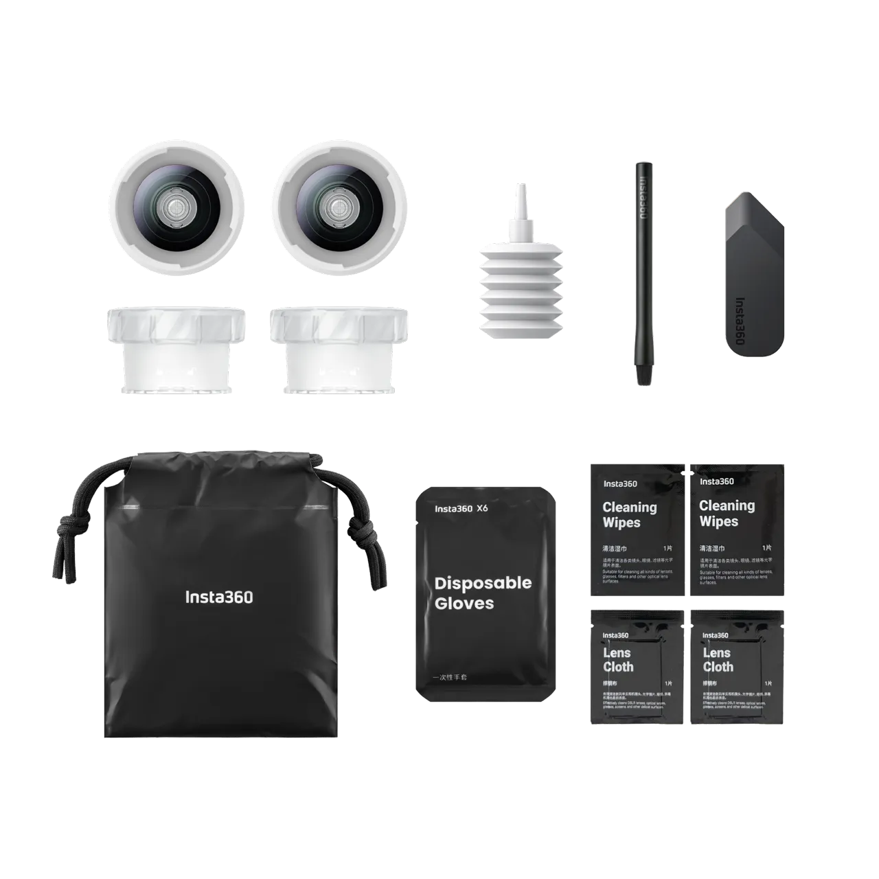 Комплект змінних об'єктивів Insta360 X6 Replacement Lens Kit - Double Lens (CINSBBXC-02)