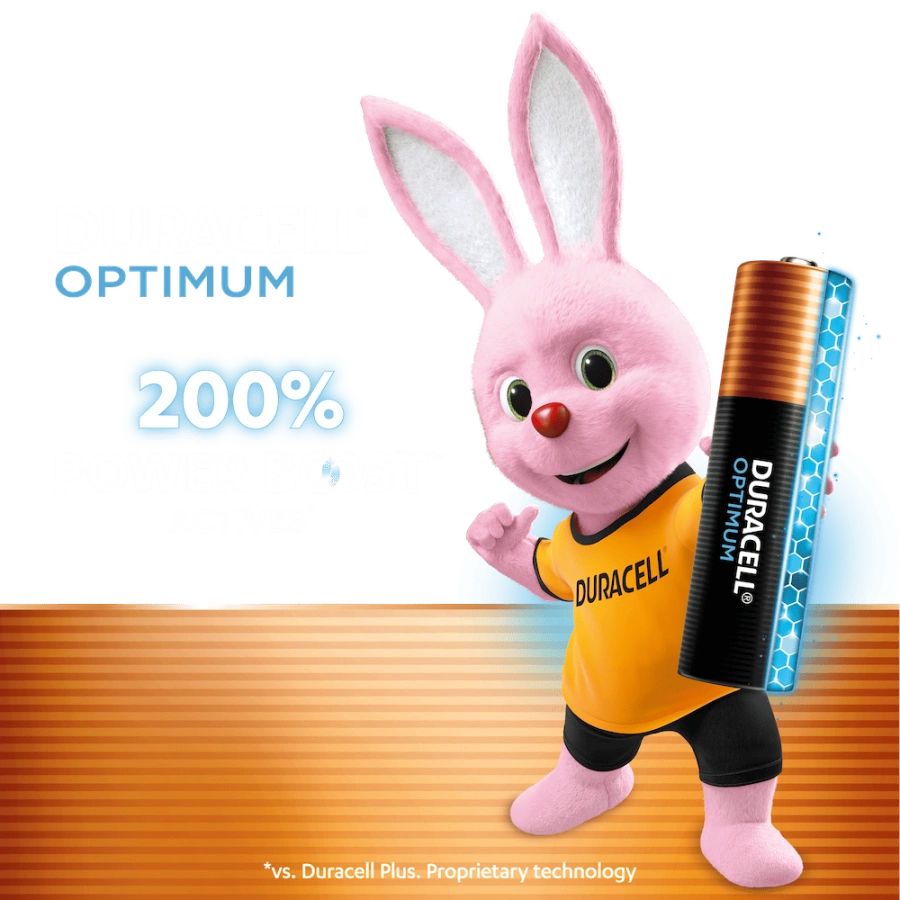 Лужні батарейки Duracell Optimum AA LR06 MN1500 - 4 шт (5020300, 5019314, 5015595)
