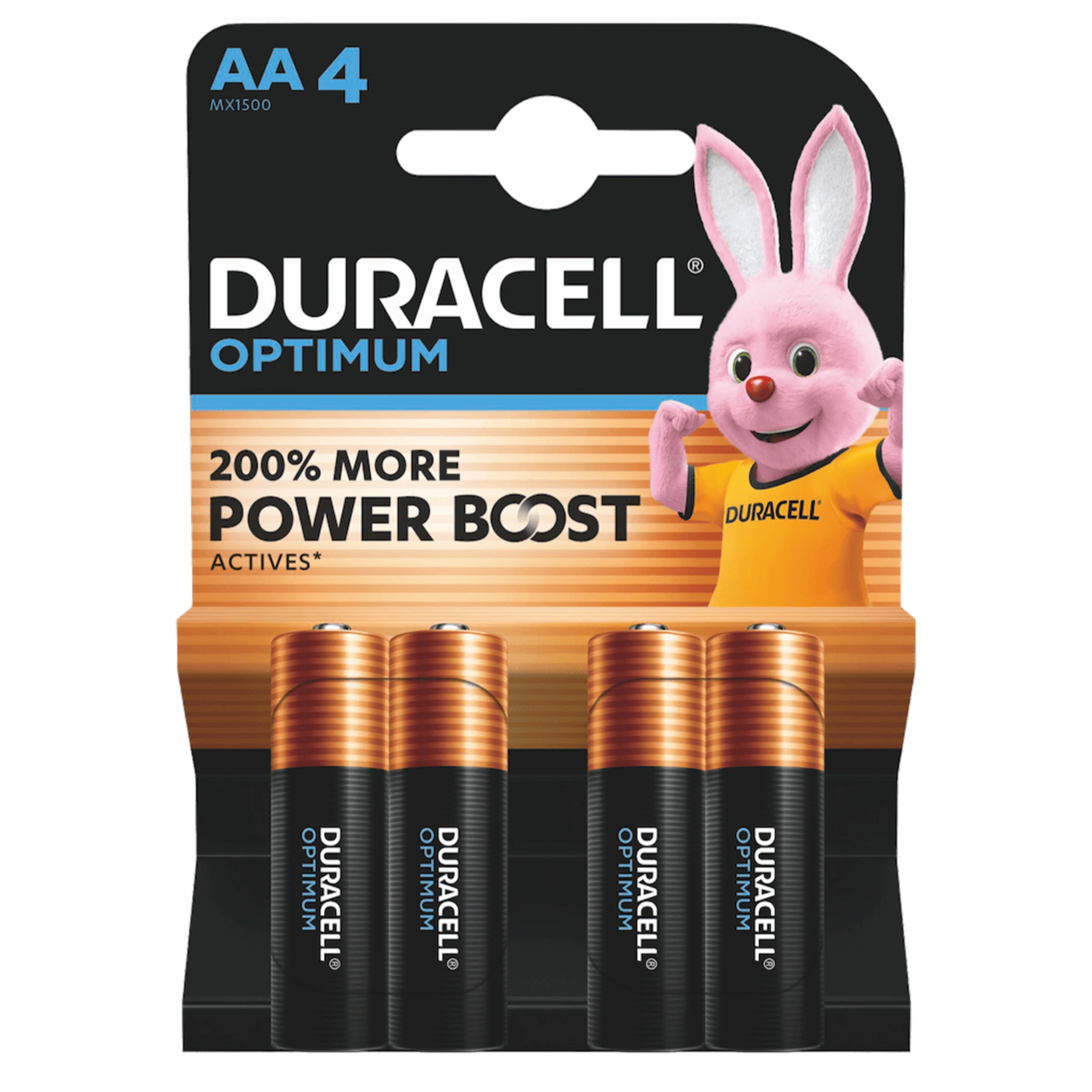 Лужні батарейки Duracell Optimum AA LR06 MN1500 - 4 шт (5020300, 5019314, 5015595) Лужні батарейки Duracell Optimum AA LR06 MN1500 - 4 шт (5020300, 5019314, 5015595)