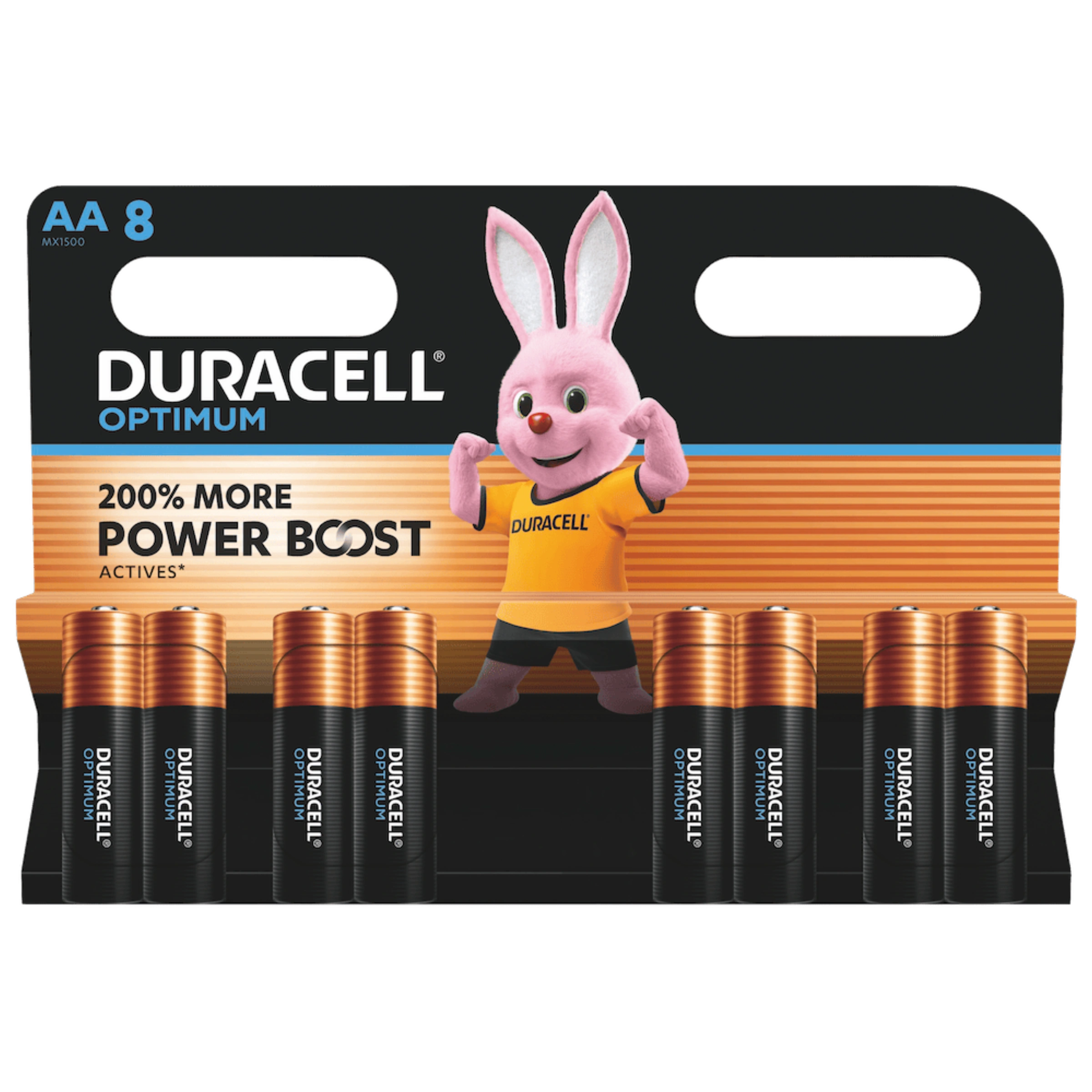 Лужні батарейки Duracell Optimum AA LR06 MN1500 - 8 шт (5019312, 5014726, 5015601) Лужні батарейки Duracell Optimum AA LR06 MN1500 - 8 шт (5019312, 5014726, 5015601)