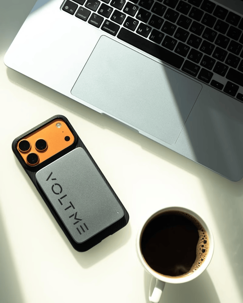 Магнітний павербанк VOLTME Hypercore Air 5K A05W Wireless 5000mAh - Dark Grey (B3055)