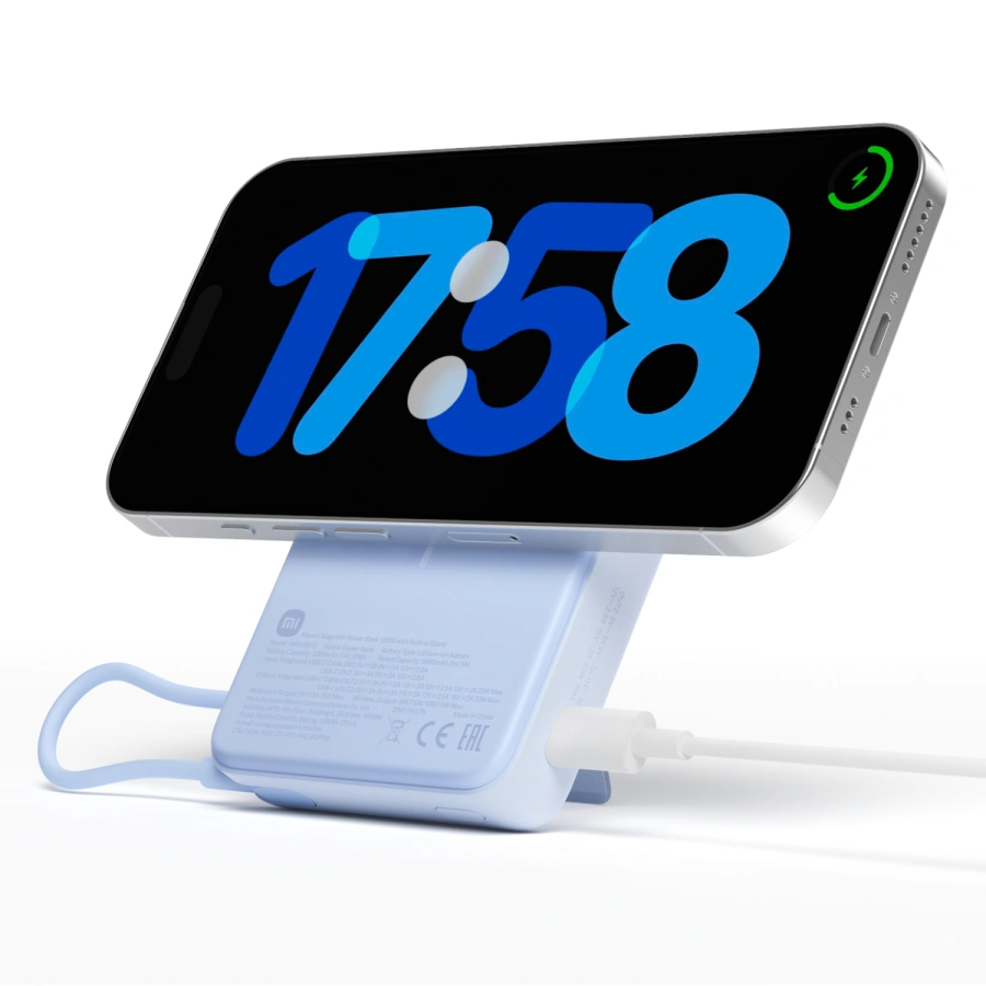Магнітний павербанк Xiaomi Magnetic Wireless 10000mAh 15W - Blue (BHR08PCGL)