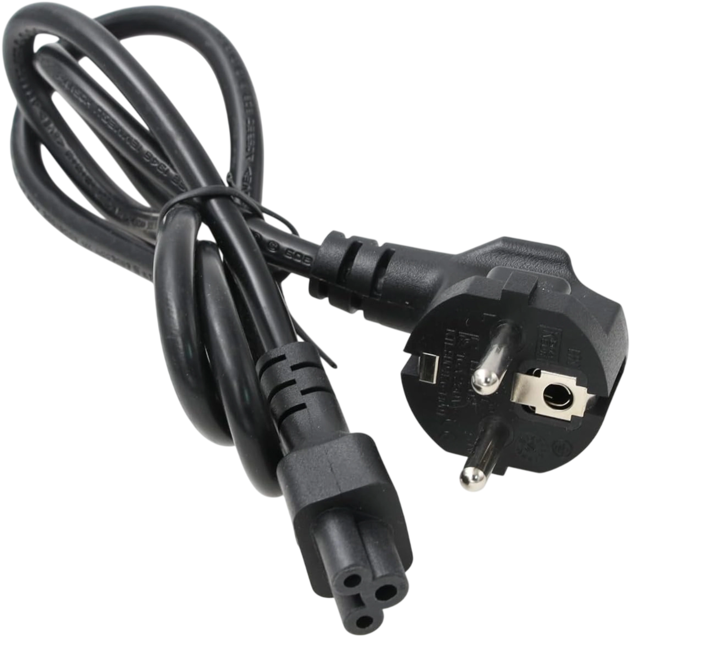 Мережевий кабель живлення IEC C5 220V 1.2m з євровилкою [Mickey Mouse / Міккі Маус]