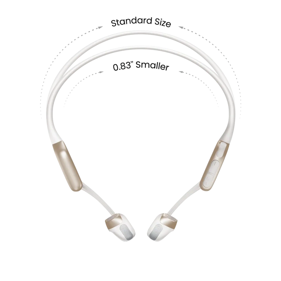 Навушники Shokz OpenRun Pro 2 Mini Open-Ear Bone Conduction Sports Headphones - Lunar White (S821-MN-LW)