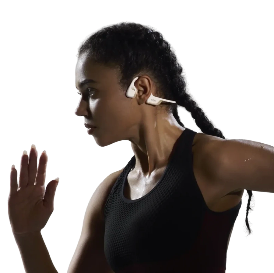 Наушники Shokz OpenRun Pro 2 Open-Ear Bone Conduction Sports Headphones - Lunar White (S820-ST-LW)